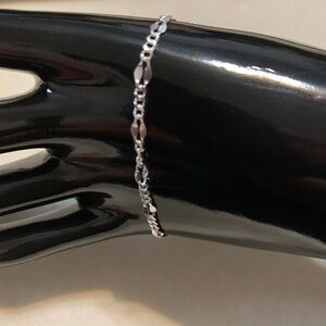 Elegant Silver 925 Chain Bracelet 7”